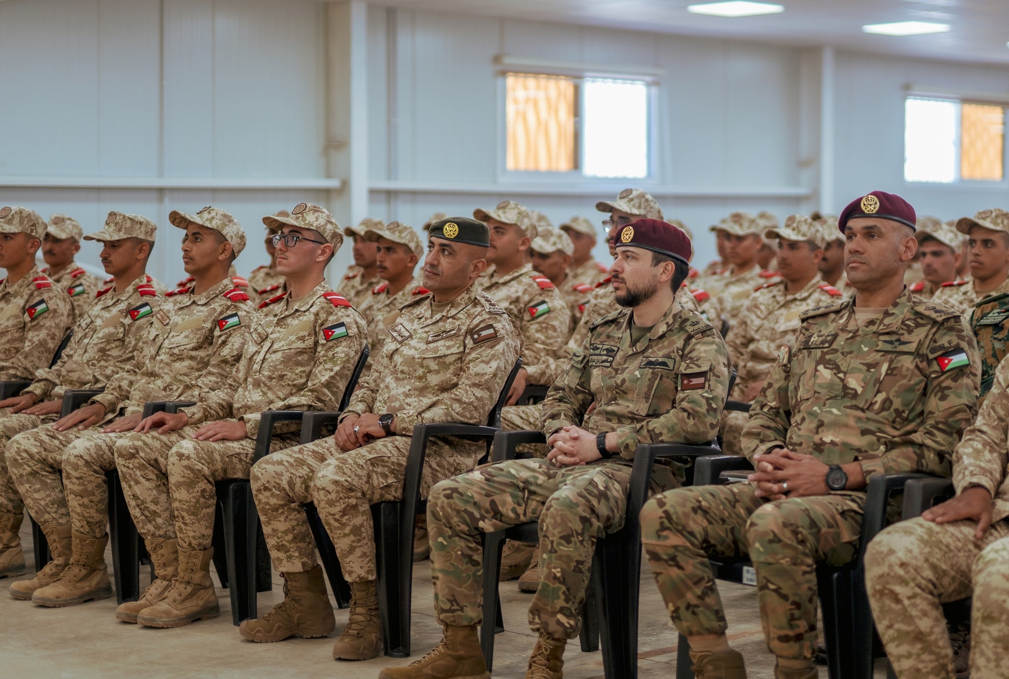 زيارة سمو ولي العهد لمركز تدريب خدمة العلم